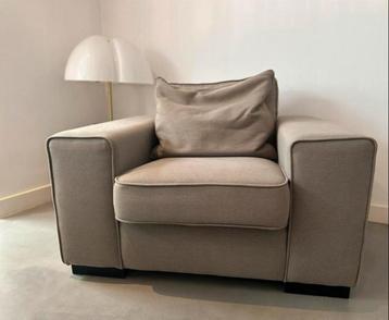 Liefde Fauteuil Grijs/Taupe - Zo Goed Als Nieuw beschikbaar voor biedingen