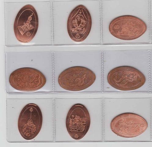 Pressed Penny Efteling Kaatsheuvel, Postzegels en Munten, Penningen en Medailles, Overige materialen, Nederland, Verzenden