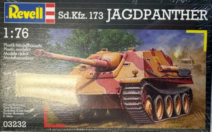 Coelianmodels, Revell 03232, Jagdpanther, 1/76, € 11,99, Hobby en Vrije tijd, Modelbouw | Auto's en Voertuigen, Nieuw, Tank, 1:50 of kleiner