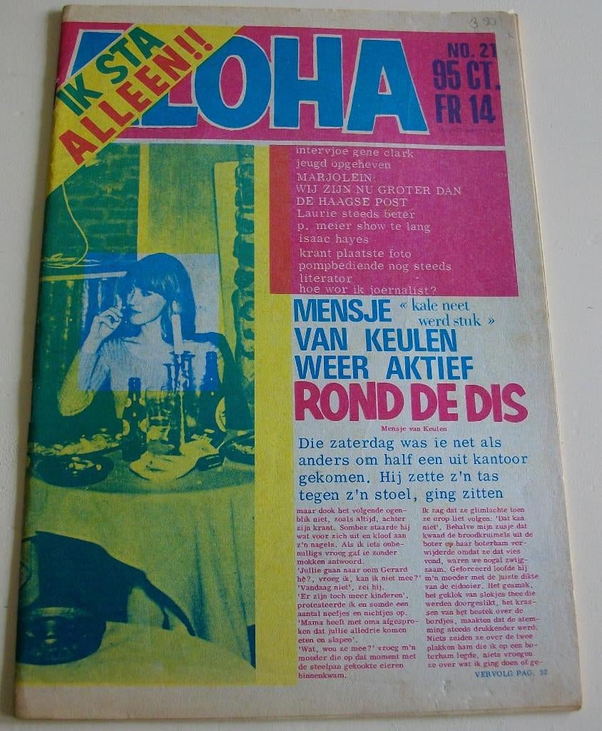 Aloha nr. 21, Ophalen of Verzenden, Gelezen, Muziek, Film of Tv