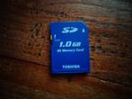 sd memory card toshiba 1 gb, SD, Ophalen of Verzenden