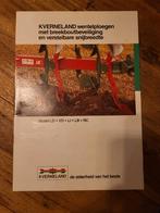 Tractor folder Kverneland wentelploegen, Ophalen of Verzenden, Zo goed als nieuw