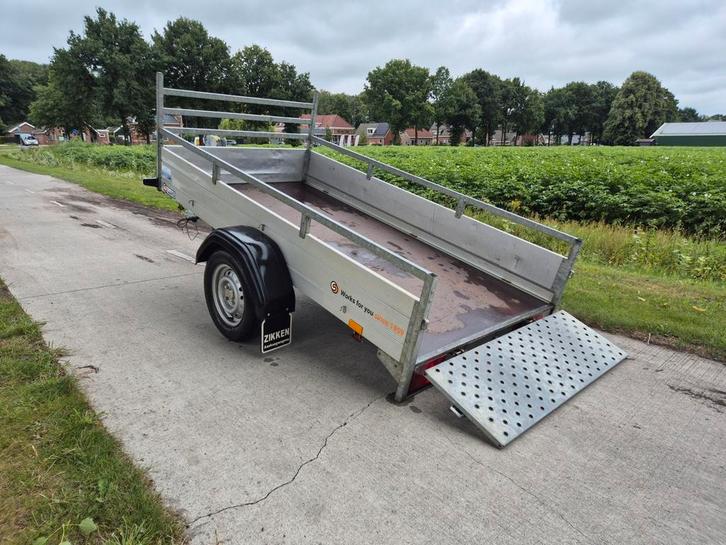 Nette kantelbare Saris alu afmeting: 255 x 133 750 kg, Auto diversen, Aanhangers en Bagagewagens, Zo goed als nieuw, Ophalen