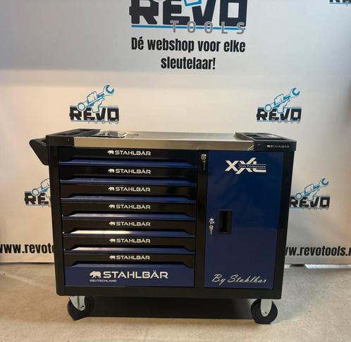 Gereedschapswagen Stahlbar Gevuld  krachtdoppen 1/4 3/8 1/2, Doe-het-zelf en Verbouw, Gereedschap | Handgereedschap, Nieuw, Ophalen of Verzenden