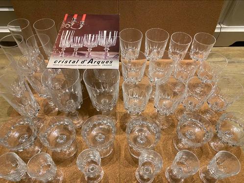 Cristal d'Arques Durand loodkristallen 24 % glassservies Lou, Antiek en Kunst, Antiek | Glas en Kristal, Ophalen