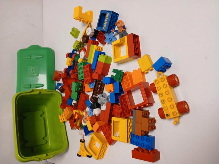 Tonnetje duplo stenen gemengd ongesorteerd, Kinderen en Baby's, Speelgoed | Duplo en Lego, Gebruikt, Duplo, Ophalen of Verzenden