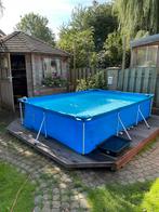 Bestron zwembad met pomp en skimmer 2m x 3m, Tuin en Terras, Zwembaden, 200 tot 400 cm, Gebruikt, Rechthoekig, Opzetzwembad