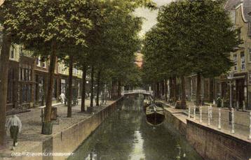 Delft, Hypolitusbuurt. - volk boot - 1912 gelopen beschikbaar voor biedingen