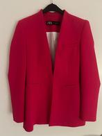 Zara blazer zonder rever Roze/fuchsia maat S, Verzenden, Zara, Zo goed als nieuw, Jasje