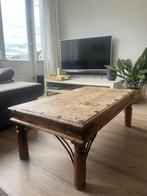 Salontafel eiken, Ophalen, Gebruikt, 100 tot 150 cm, Eikenhout