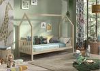 Cabane huisbed met hekje - 90x200 - Naturel