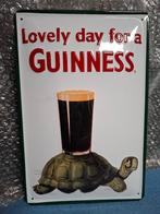Reclamebord Guinness - lovely day for a Guinness, Ophalen of Verzenden, Nieuw, Reclamebord, Plaat of Schild, Overige merken