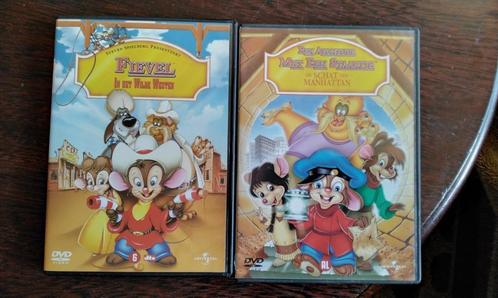 Fievel 2 dvds, origineel, Cd's en Dvd's, Dvd's | Kinderen en Jeugd, Zo goed als nieuw, Film, Avontuur, Boxset, Alle leeftijden