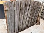 5x oude tuin schermen gratis op te halen, Tuin en Terras, Haardhout, 6 m³ of meer, Ophalen, Overige houtsoorten, Blokken