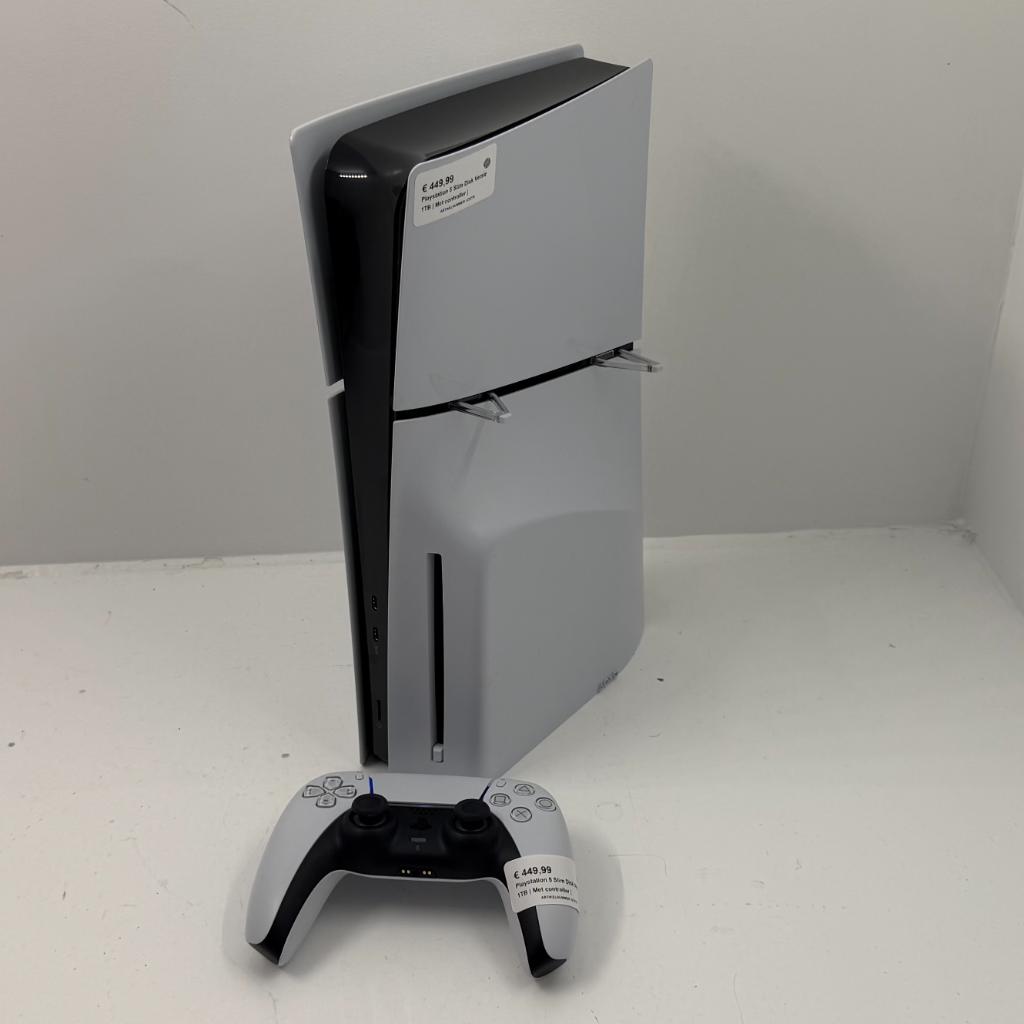 Playstation 5 Slim Disk Versie 1TB | Met controller |, Spelcomputers en Games, Spelcomputers | Sony PlayStation 5, Playstation 5