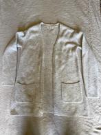 Lange vest maat 146/152 wit/licht grijs, Meisje, Trui of Vest, H&M, Ophalen of Verzenden