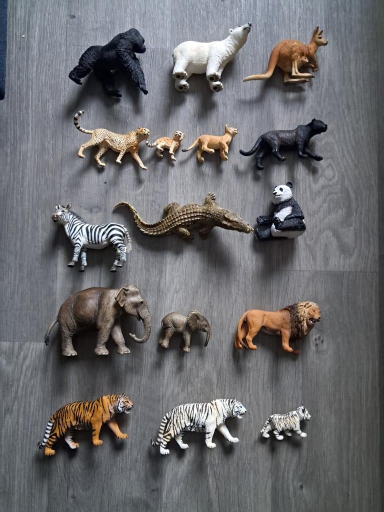 Schleich Wildlife Dieren Set - 16 stuks, Ophalen of Verzenden, Zo goed als nieuw