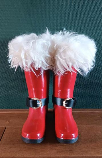 Kerst laarzen (rubber) mt 38 decoratie  beschikbaar voor biedingen