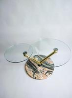hollywood regency salontafel, Ophalen, Rechthoekig, Glas, 75 cm of meer