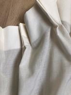 Hoge kwaliteit vitrage! ZGAN! 2 delen, Huis en Inrichting, Ophalen of Verzenden, Zo goed als nieuw, 200 cm of meer, Crème