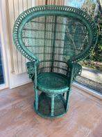 Super gave pauwstoel te koop, Huis en Inrichting, Stoelen, Ophalen of Verzenden, Gebruikt, Overige kleuren, Eén