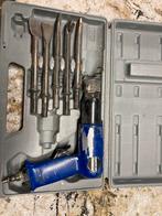 Metabo Pneumatische Beitelhamer + Beitels, Ophalen, Gebruikt