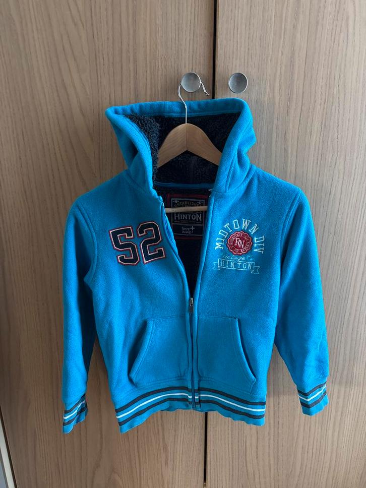 Blauwe Hinton Fleece Vest Maat 134/140, Kinderen en Baby's, Kinderkleding | Maat 134, Zo goed als nieuw, Jongen, Trui of Vest