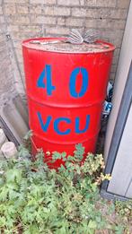 Rood Olievat - 58cm Diameter, 90cm Hoog, Ophalen