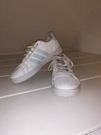 Adidas Grant Court C sneakers  wit-licht blauw maat 37 1/2, Gedragen, Ophalen, Adidas, Sportschoenen