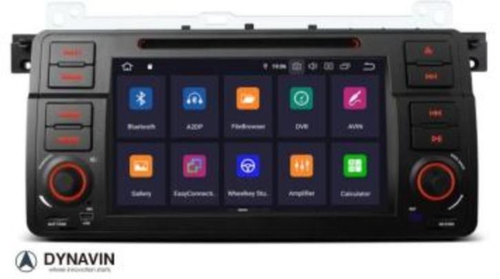 Radio navigatie BMW e46 1998 carkit android 14 carplay usb, Auto diversen, Autoradio's, Nieuw, Ophalen of Verzenden