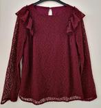 Dames top bordeaux/aubergine maat 38 zgan *c, Kleding | Dames, Tops, Maat 38/40 (M), Overige kleuren, Ophalen of Verzenden, Zo goed als nieuw