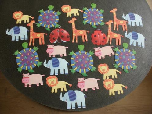 0877 - WALLIES / DECORATIES – DIEREN MIX, Hobby en Vrije tijd, Knutselen, Nieuw, Materiaal, Ophalen of Verzenden
