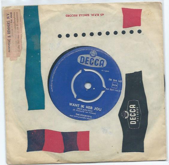 The Fouryo's- Want ik heb jou/ Bye bye Love