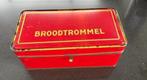 Vintage Rode Broodtrommel, jaren '40/'60, Ophalen of Verzenden