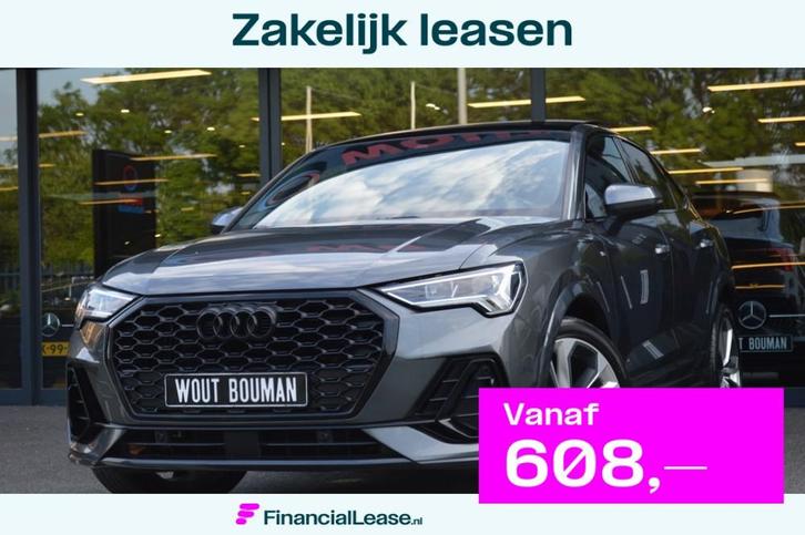 Audi Q3 Sportback 35 TFSI S-Line Aut. Led Panorama Virtual C, Auto's, Audi, Bedrijf, Lease, Financial lease, Q3, ABS, Achteruitrijcamera