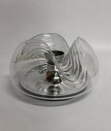 Vintage plafonnière Peill & Putzler Futura ‘Wave’ helder beschikbaar voor biedingen