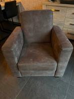 Bruine fauteuil, Huis en Inrichting, Fauteuils, Ophalen, Minder dan 50 cm, Gebruikt, Minder dan 75 cm