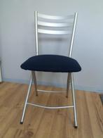 STOEL – KLAPSTOEL – IN NIEUWSTAAT, Huis en Inrichting, Stoelen, Ophalen, RETRO, Blauw, Zo goed als nieuw