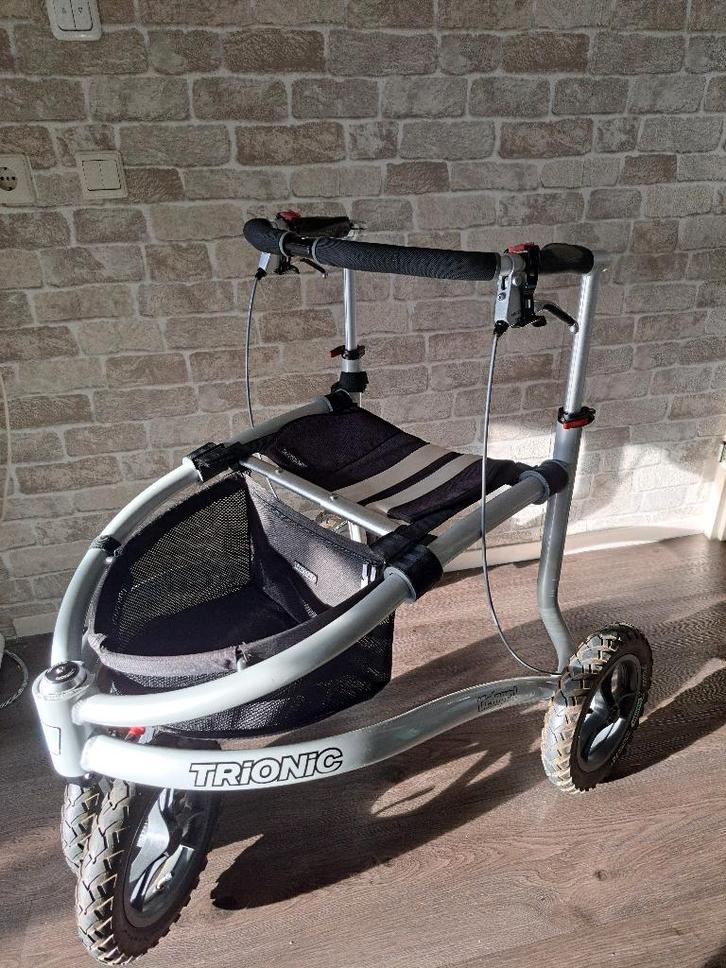 Trionic Veloped offroad rollator, Diversen, Rollators, Zo goed als nieuw, Lichtgewicht, Opvouwbaar, Ophalen