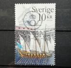 Zweden schip 10kr, Ophalen of Verzenden, Zweden, Gestempeld