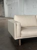 Leolux Bellice Linnen | Ecru (NIEUWSTAAT), Huis en Inrichting, Metaal, Hoekbank, 75 tot 100 cm, Ophalen of Verzenden