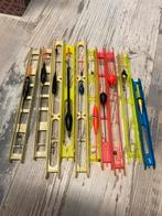 Set van 10 vintage dobbers, Ophalen of Verzenden, Gebruikt, Dobber of Lood