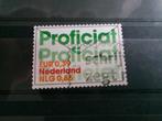 2001 - proficiat h (638g), Ophalen of Verzenden, Gestempeld