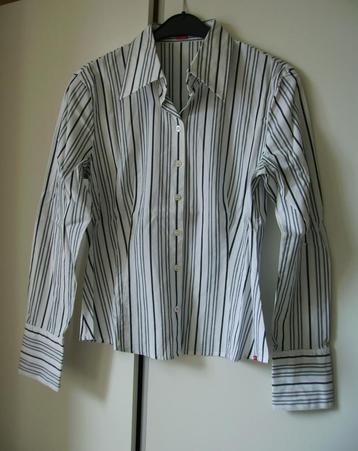 Esprit blouse maat 40 wit/zwart beschikbaar voor biedingen