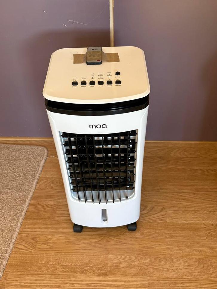 MOA Mobiele ventilator met koelsysteem, Witgoed en Apparatuur, Airco's, Gebruikt, Mobiele airco, Minder dan 60 m³, 3 snelheden of meer
