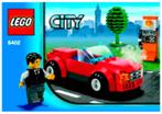 Lego 8402 sportauto, Ophalen of Verzenden, Gebruikt, Complete set, Lego