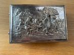 Oud verzilverd doosje, Antiek en Kunst, Ophalen of Verzenden