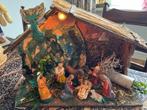 2 MOOIE OUDE KERSTSTALLEN, Diversen, Kerst, Ophalen of Verzenden, Gebruikt