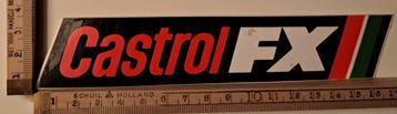 Vintage sticker Castrol FX motor olie merk logo motorcross  beschikbaar voor biedingen