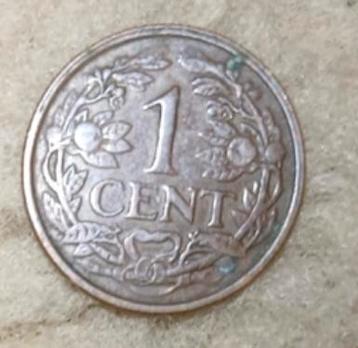 1 Cent 1937 - Wilhelmina beschikbaar voor biedingen
